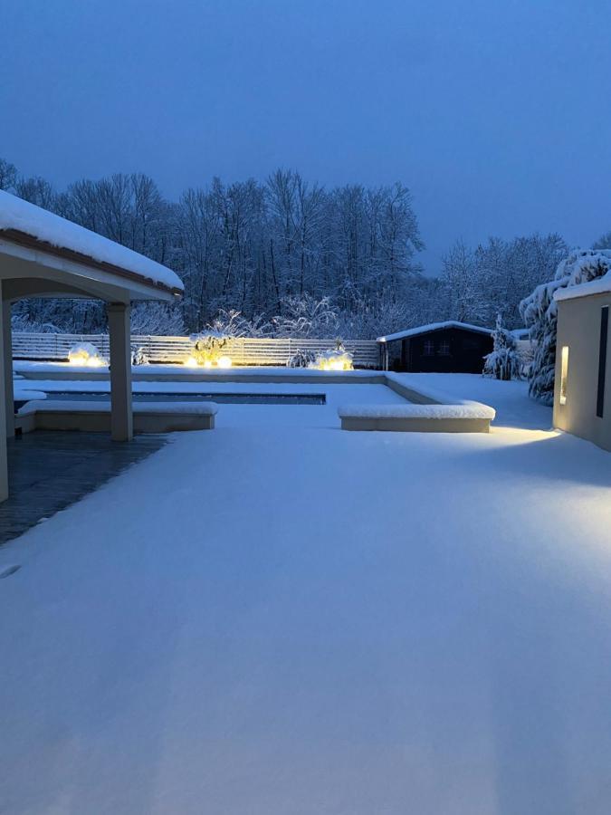 Le Spa De L Albizia Bed & Breakfast Cessieu Bagian luar foto